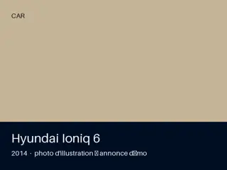 Hyundai Ioniq 6 2014 — entretien à jour