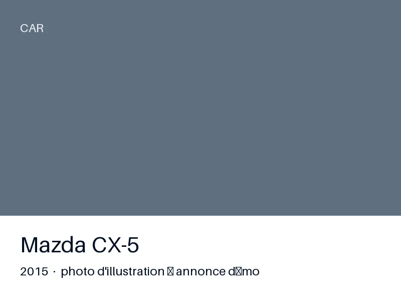 Mazda CX-5 2015 — CT OK