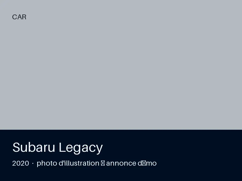 Subaru Legacy 2020 — CT OK