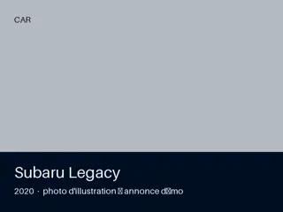 Subaru Legacy 2020 — CT OK