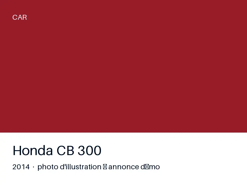 Honda CB 300 2014 — CT OK
