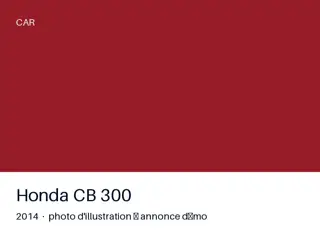 Honda CB 300 2014 — CT OK