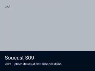 Soueast S09 2024 — toutes options