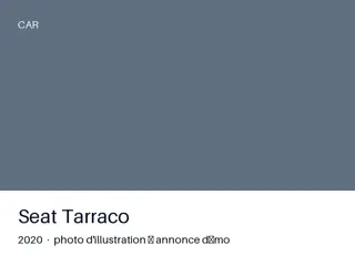 Seat Tarraco 2020 — carnet complet