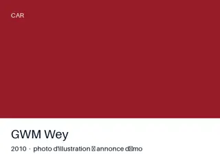 GWM Wey 2010 — carnet complet