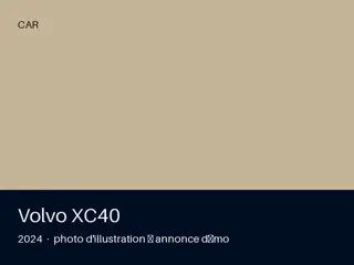 Volvo XC40 2024 — carnet complet