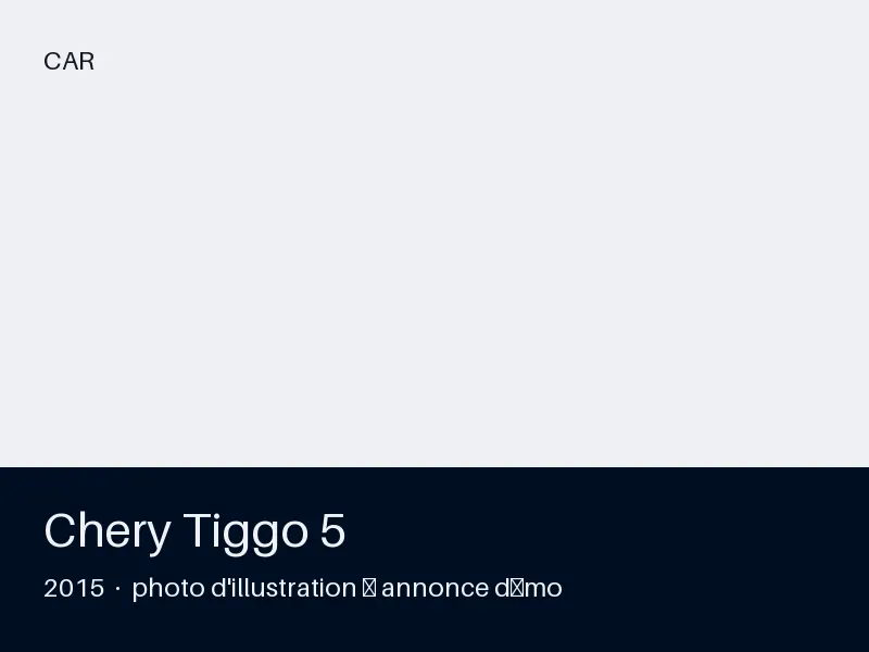 Chery Tiggo 5 2015 — CT OK