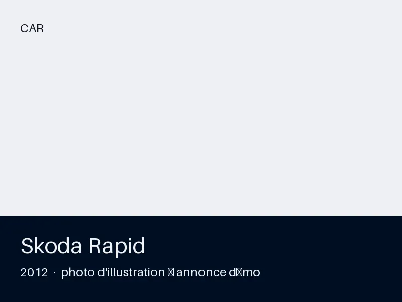Skoda Rapid 2012 — CT OK