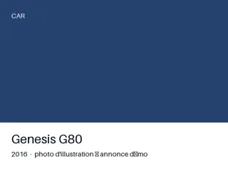 Genesis G80 2016 — CT OK