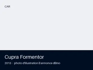 Cupra Formentor 2013 — CT OK