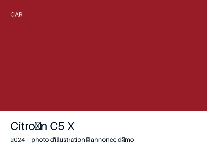 Citroën C5 X 2024 — climatisation