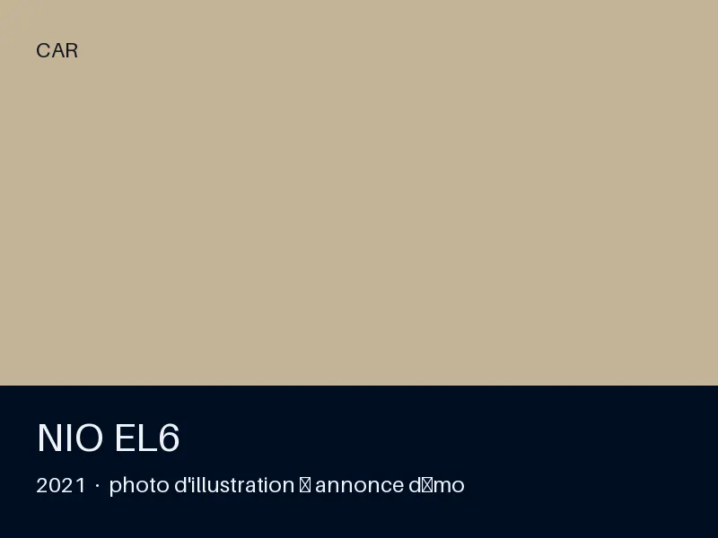 NIO EL6 2021 — CT OK