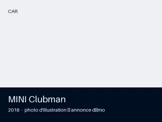 MINI Clubman 2018 — entretien à jour