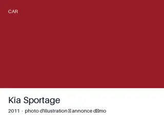 Kia Sportage 2011 — très bon état