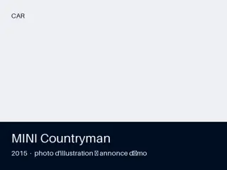 MINI Countryman 2015 — carnet complet