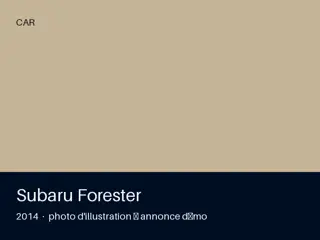 Subaru Forester 2014 — CT OK