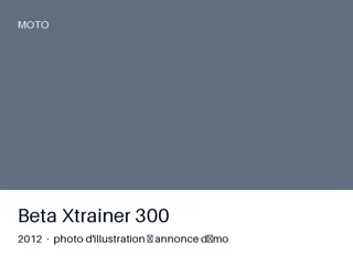 Beta Xtrainer 300 2012 — entretien à jour