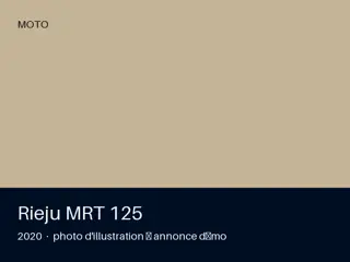 Rieju MRT 125 2020 — carnet complet