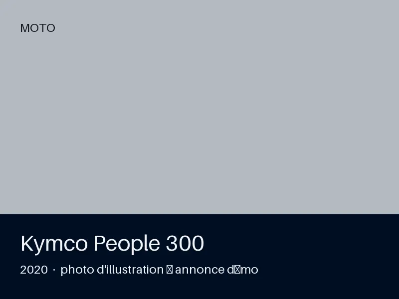 Kymco People 300 2020 — première main