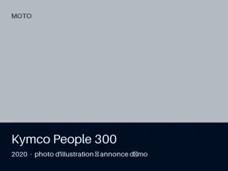 Kymco People 300 2020 — première main