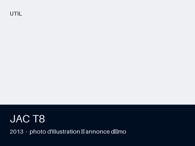 JAC T8 2013 — CT OK