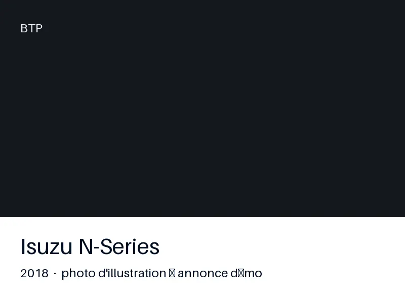 Isuzu N-Series 2018 — toutes options